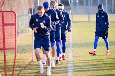 Kiev, Ukrayna - 14 Mart 2019: Vitalii Buialskyi oyuncu