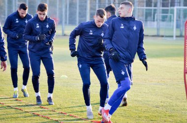 Kiev, Ukrayna - 14 Mart 2019: Vitalii Mykolenko oyuncu