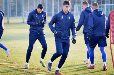 Kiev, Ukrayna - 14 Mart 2019: Vitor Bueno oyuncu U sırasında