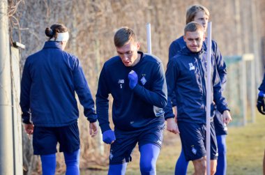 Kiev, Ukrayna - 14 Mart 2019: Serhii Sydorchuk oyuncu 