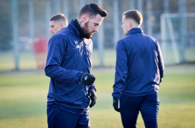 Kiev, Ukrayna - 14 Mart 2019: U sırasında Tamas Kadar oyuncu