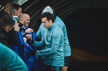 Kiev, Ukrayna - 14 Mart 2019: Pedro Rodriguez oyuncu sırasında t