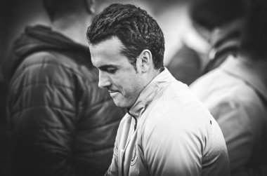 Kiev, Ukrayna - 14 Mart 2019: Pedro Rodriguez oyuncu sırasında t