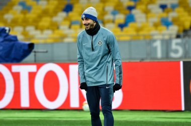 Kiev, Ukrayna - 14 Mart 2019: Davide Zappacosta oyuncu