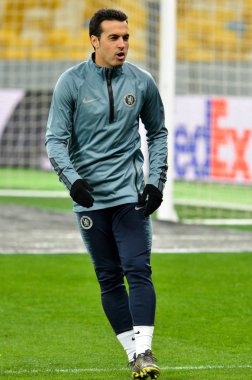 Kiev, Ukrayna - 14 Mart 2019: Pedro Rodriguez oyuncu sırasında t