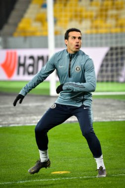 Kiev, Ukrayna - 14 Mart 2019: Pedro Rodriguez oyuncu sırasında t