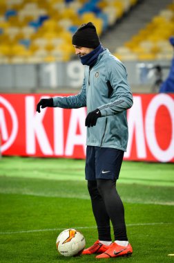 Kiev, Ukrayna - 14 Mart 2019: Mateo Kovacic oyuncu sırasında