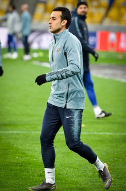 Kiev, Ukrayna - 14 Mart 2019: Pedro Rodriguez oyuncu sırasında t