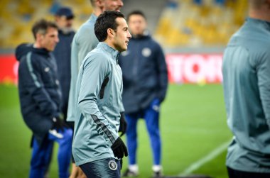 Kiev, Ukrayna - 14 Mart 2019: Pedro Rodriguez oyuncu sırasında t