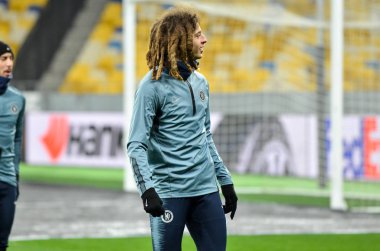 Kiev, Ukrayna - 14 Mart 2019: Avrupa Birliği Avrupa Ligi'nde Ethan Ampadu