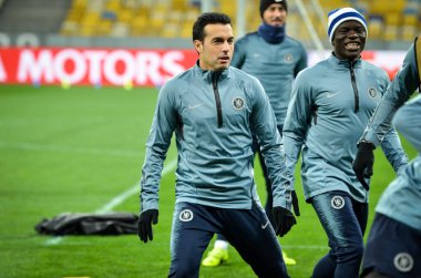 Kiev, Ukrayna - 14 Mart 2019: Pedro Rodriguez oyuncu sırasında t