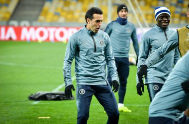 Kiev, Ukrayna - 14 Mart 2019: Pedro Rodriguez oyuncu sırasında t