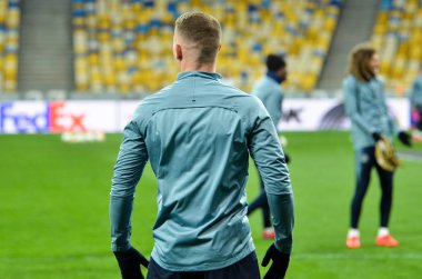 Kiev, Ukrayna - 14 Mart 2019: Ross Barkley oyuncu sırasında