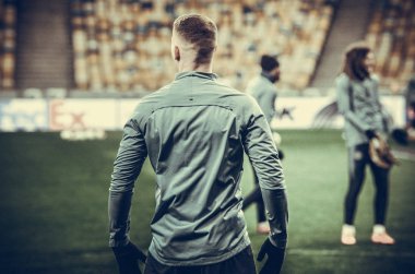 Kiev, Ukrayna - 14 Mart 2019: Ross Barkley oyuncu sırasında