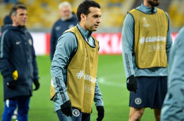 Kiev, Ukrayna - 14 Mart 2019: Pedro Rodriguez oyuncu sırasında th