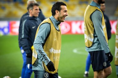 Kiev, Ukrayna - 14 Mart 2019: Pedro Rodriguez oyuncu sırasında th