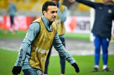 Kiev, Ukrayna - 14 Mart 2019: Pedro Rodriguez oyuncu sırasında t