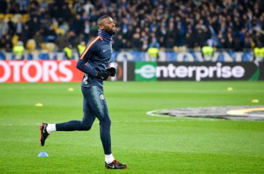 Kiev, Ukrayna - 14 Mart 2019: Antonio Rudiger oyuncu sırasında t