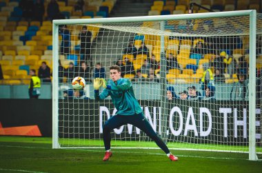 Kiev, Ukrayna - 14 Mart 2019: Kepa Arrizabalaga oyuncusu