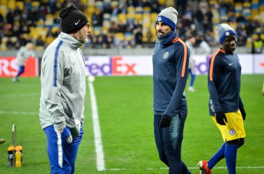 Kiev, Ukrayna - 14 Mart 2019: Davide Zappacosta Ue sırasında