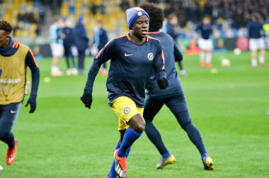 Kiev, Ukrayna - 14 Mart 2019: N'Golo Kante oyuncusu 