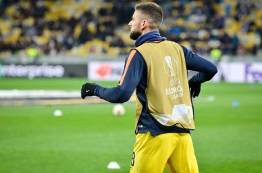 Kiev, Ukrayna - 14 Mart 2019: Olivier Giroud Uefa