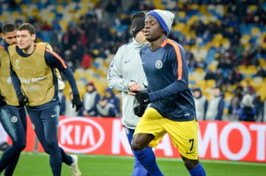 Kiev, Ukrayna - 14 Mart 2019: N'Golo Kante oyuncusu 