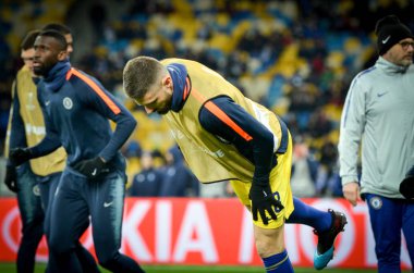 Kiev, Ukrayna - 14 Mart 2019: Olivier Giroud oyuncu sırasında