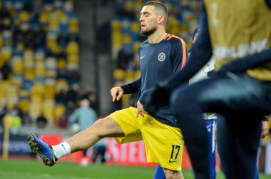 Kiev, Ukrayna - 14 Mart 2019: Mateo Kovacic oyuncu sırasında