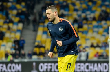 Kiev, Ukrayna - 14 Mart 2019: Mateo Kovacic oyuncu sırasında