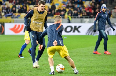 Kiev, Ukrayna - 14 Mart 2019: Andreas Christensen oyuncu duri