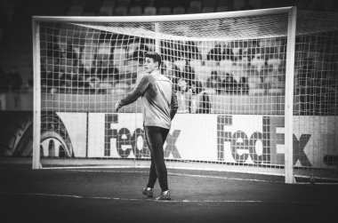 Kiev, Ukrayna - 14 Mart 2019: Ue sırasında Kepa Arrizabalaga