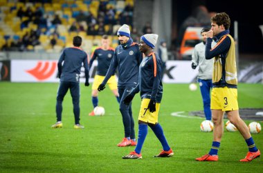 Kiev, Ukrayna - 14 Mart 2019: N'Golo Kante oyuncusu 