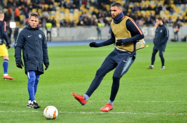 Kiev, Ukrayna - 14 Mart 2019: Ruben Loftus-Cheek oyuncusu durin