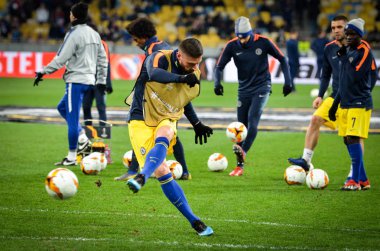 Kiev, Ukrayna - 14 Mart 2019: Ruben Loftus-Cheek oyuncusu durin