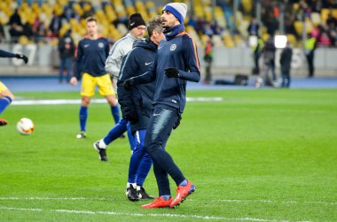 Kiev, Ukrayna - 14 Mart 2019: Davide Zappacosta oyuncu