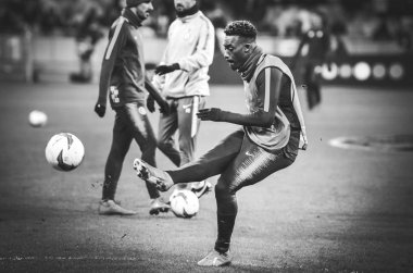 Kiev, Ukrayna - 14 Mart 2019: Callum Hudson-Odoi U sırasında