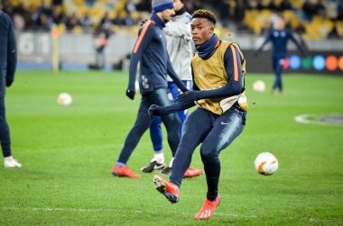 Kiev, Ukrayna - 14 Mart 2019: Callum Hudson-Odoi U sırasında