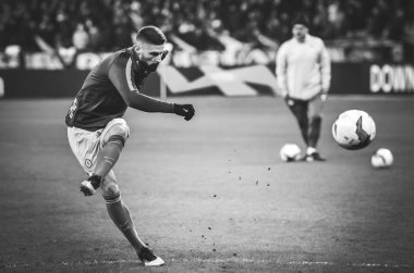 Kiev, Ukrayna - 14 Mart 2019: Ruben Loftus-Cheek oyuncusu durin