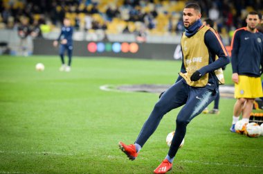 Kiev, Ukrayna - 14 Mart 2019: Ruben Loftus-Cheek oyuncusu durin