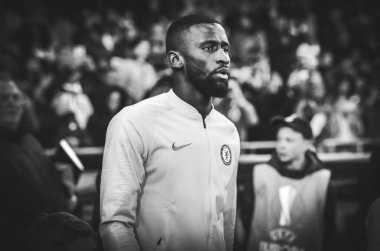 Kiev, Ukrayna - 14 Mart 2019: Antonio Rudiger Uefa sırasında