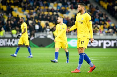 Kiev, Ukrayna - 14 Mart 2019: Ruben Loftus-Cheek oyuncusu durin