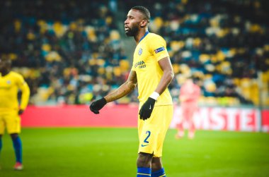Kiev, Ukrayna - 14 Mart 2019: Antonio Rudiger Uefa sırasında 