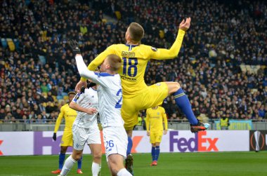 Kiev, Ukrayna - 14 Mart 2019: Olivier Giroud oyuncu sırasında