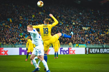 Kiev, Ukrayna - 14 Mart 2019: Olivier Giroud oyuncu sırasında