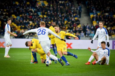 Kiev, Ukrayna - 14 Mart 2019: Mateo Kovacic oyuncu sırasında