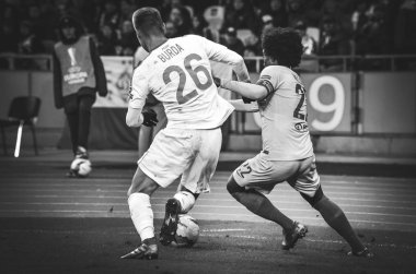 Kiev, Ukrayna - 14 Mart 2019: Uefa sırasında Willian oyuncu 