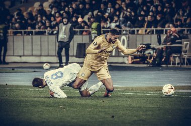 Kiev, Ukrayna - 14 Mart 2019: Ruben Loftus-Cheek oyuncusu