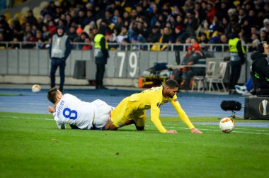 Kiev, Ukrayna - 14 Mart 2019: Ruben Loftus-Cheek oyuncusu