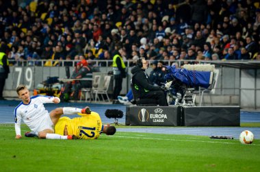 Kiev, Ukrayna - 14 Mart 2019: Ruben Loftus-Cheek oyuncusu